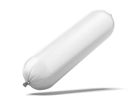 Blank sausage package 스톡 일러스트
