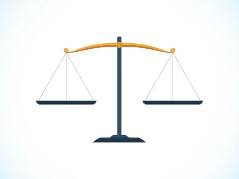 The Blank Scale. Isolated Vector Illustration Stock Illustration