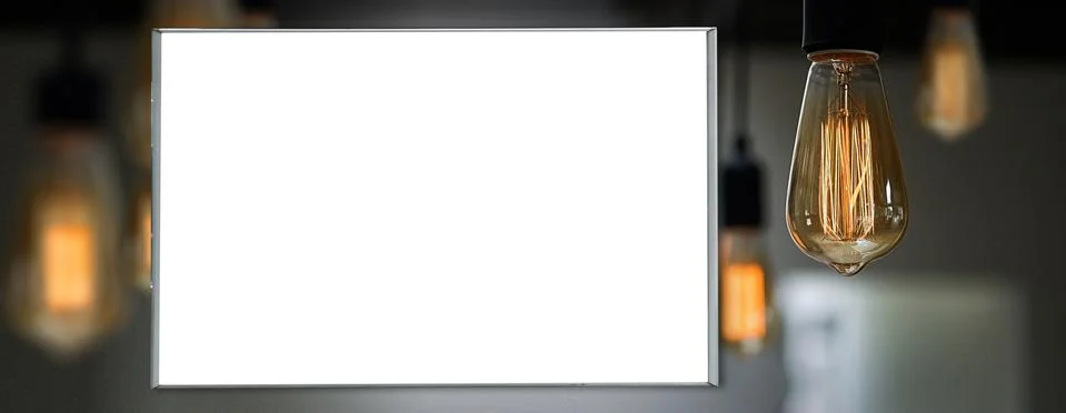 Blank screen Workspace background blank copy space screen for your advertisin Stock Photos