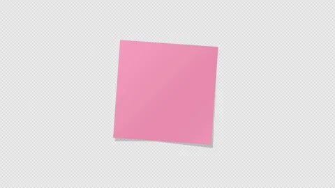 Sticky Note Transparent Background Stock Videos – Royalty-Free HD & 4K ...