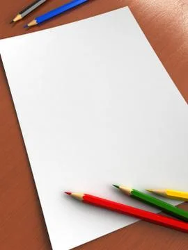Blank sheet Stock Illustration