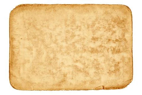 Blank sheet of old paper Foto stock