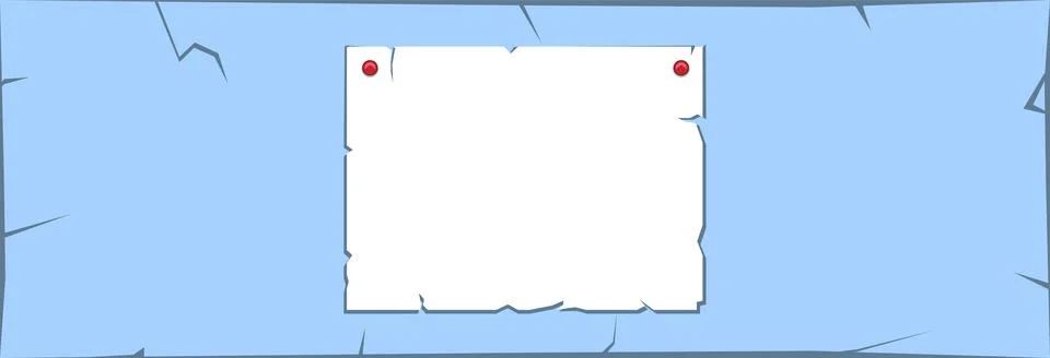A blank sheet of paper. Stock Illustration