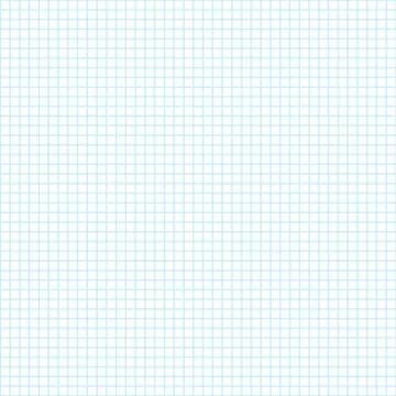 Blank sheet of a school notebook in the cell Stock Illustration