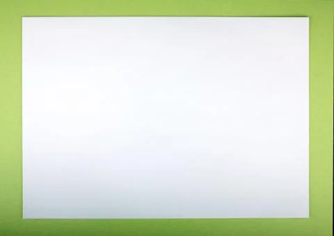 Blank sheet of white paper Stock Photos