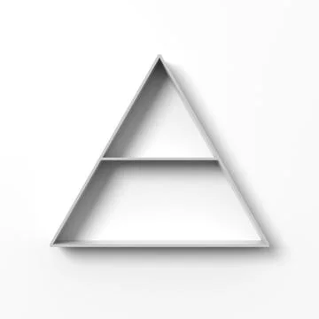 Blank shelves Stock Illustration