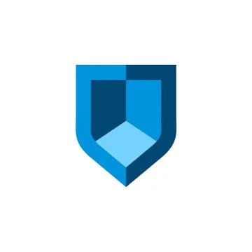Blank Shield Logo Template Illustration Design. Vector EPS 10. Stock Illustration