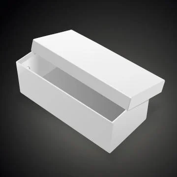 Blank shoes box イラスト素材