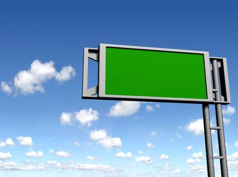 Blank sign board  Stock Illustration