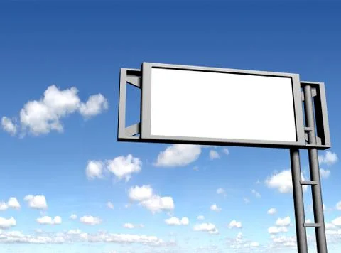 Blank sign board  Stock Illustration