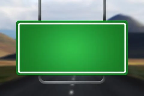 Blank Sign Plate 스톡 일러스트