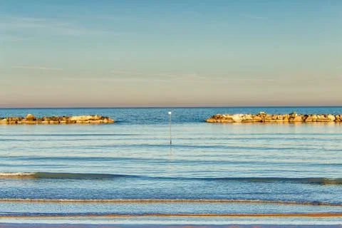 Blank sign in the Waves Stock Photos