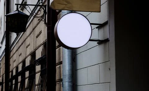 Blank signboard Stock Photos
