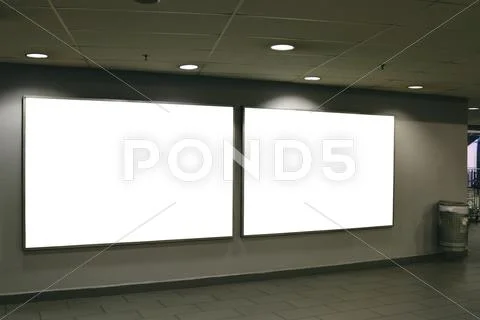 Blank signboards Stock Photos