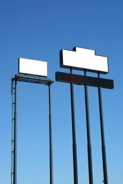 Blank signs Stock Photos