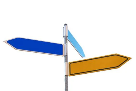 Blank signs Stock Photos