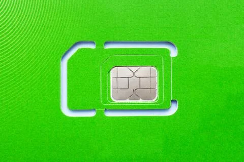 Blank Sim Card Stock Photos