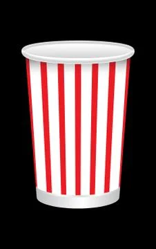 A blank soft drink cup Stock Illustration