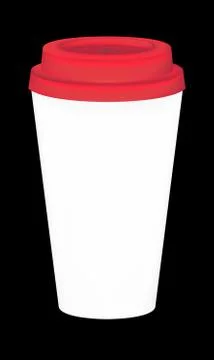 A blank soft drink cup Stock Illustration