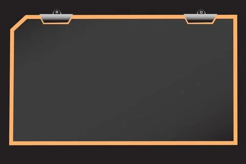 Blank space chalkboard vector for background Illustrazione stock