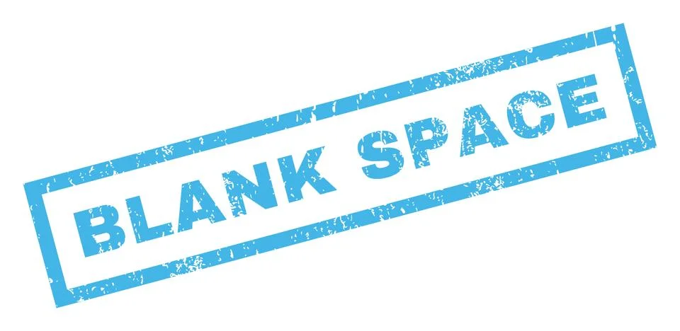Blank Space Rubber Stamp Illustrazione stock