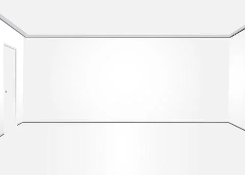 Blank space wall indoor empty room for background Illustrazione stock