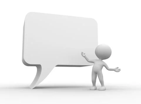Blank speech bubble Stock Illustration