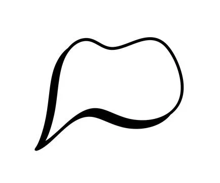 Blank speech bubble offers room for dialogue, inquiries, or remarks, fosterin Stock Illustration