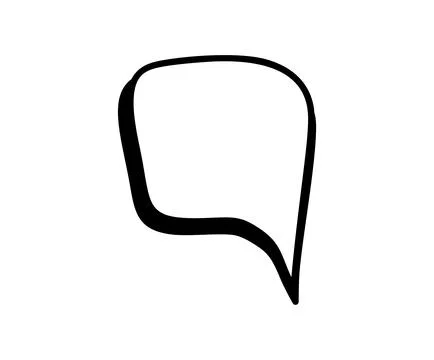 Blank speech bubble offers room for dialogue, inquiries, or remarks, fosterin Stock Illustration
