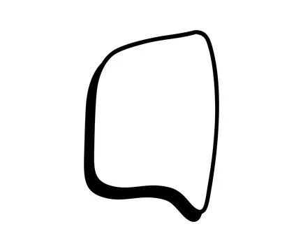 Blank speech bubble offers room for dialogue, inquiries, or remarks, fosterin Stock Illustration