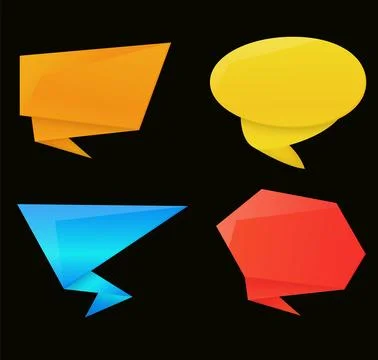 Blank speech bubble sale banner Stock Illustration