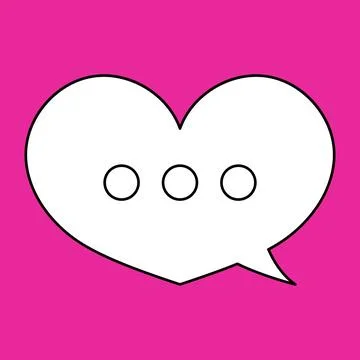 Blank speech bubble set in flat design, chatting box, message box icon. Balloon Stock Illustration