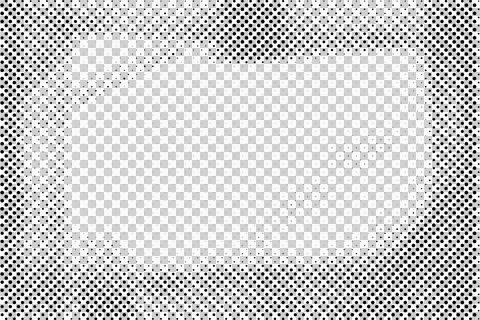 Blank speech bubble template for comic or dialogue design. Stock Illustration
