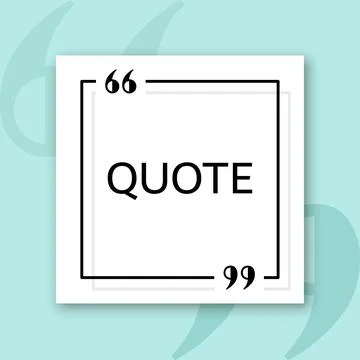 Blank speech bubble template icon in flat style. Bubble with quote vector i.. Stock Illustration
