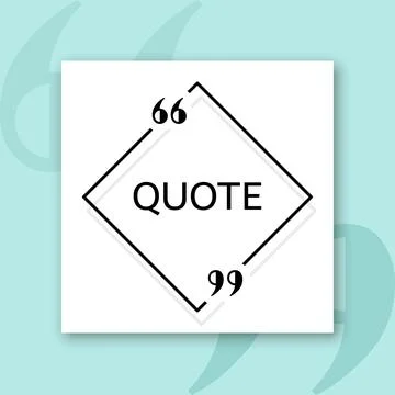 Blank speech bubble template icon in flat style. Bubble with quote vector i.. Stock Illustration