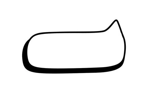 Blank speech bubble vector ideal for creating dialogue, questions, or excla.. Stock Illustration