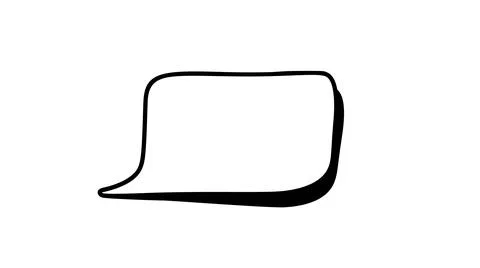 Blank speech bubble vector ideal for creating dialogue, questions, or excla.. Illustrazione stock