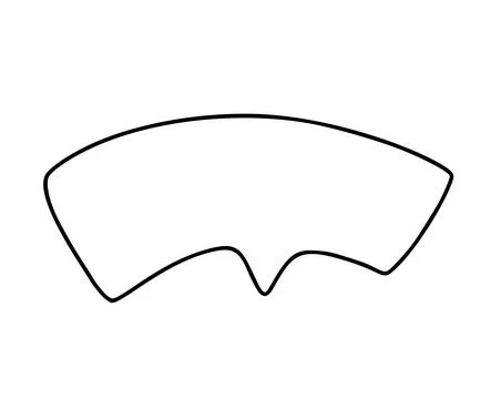 Blank speech bubble vector ideal for creating dialogue, questions, or Stock Illustration