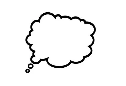 Blank speech circle bubble chat in white background Stock Illustration