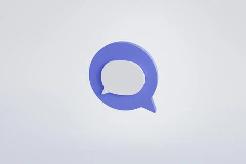 Blank speech icon bubble, great design for any purposes. White background. .. Illustrazione stock