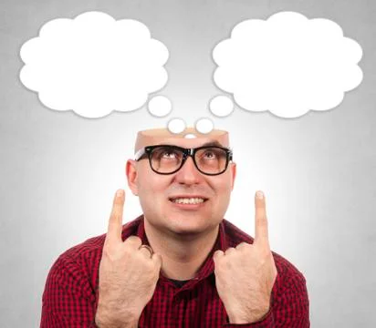 Blank speech Stock Photos