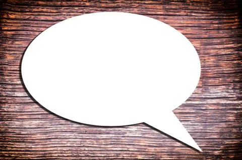 Blank speech Stock Photos