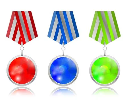 Blank sphere medallion Stock Illustration