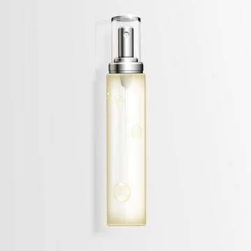 Blank spray bottle with liquid Stock Illustration