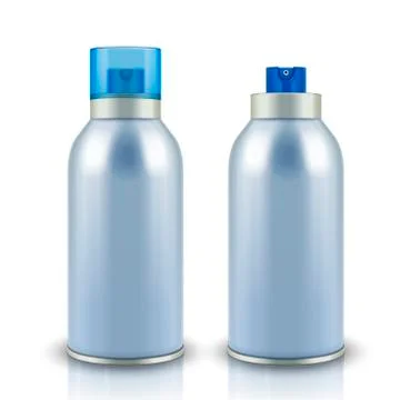 Blank spray bottles set Stock Illustration