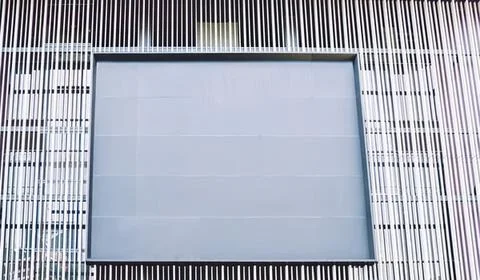 Blank square mirror on patterned background Photos