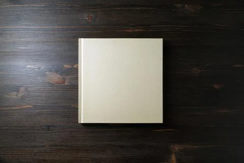 Blank square notebook 库存照片