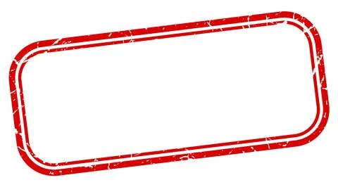 Blank stamp. blank rectangular stamp on white background Stock Illustration