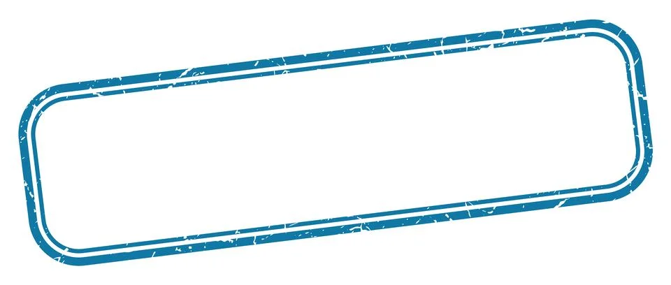 Blank stamp. blank rectangular stamp on white background Stock Illustration