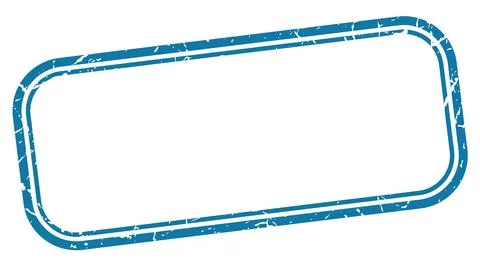 Blank stamp. blank rectangular stamp on white background Stock Illustration